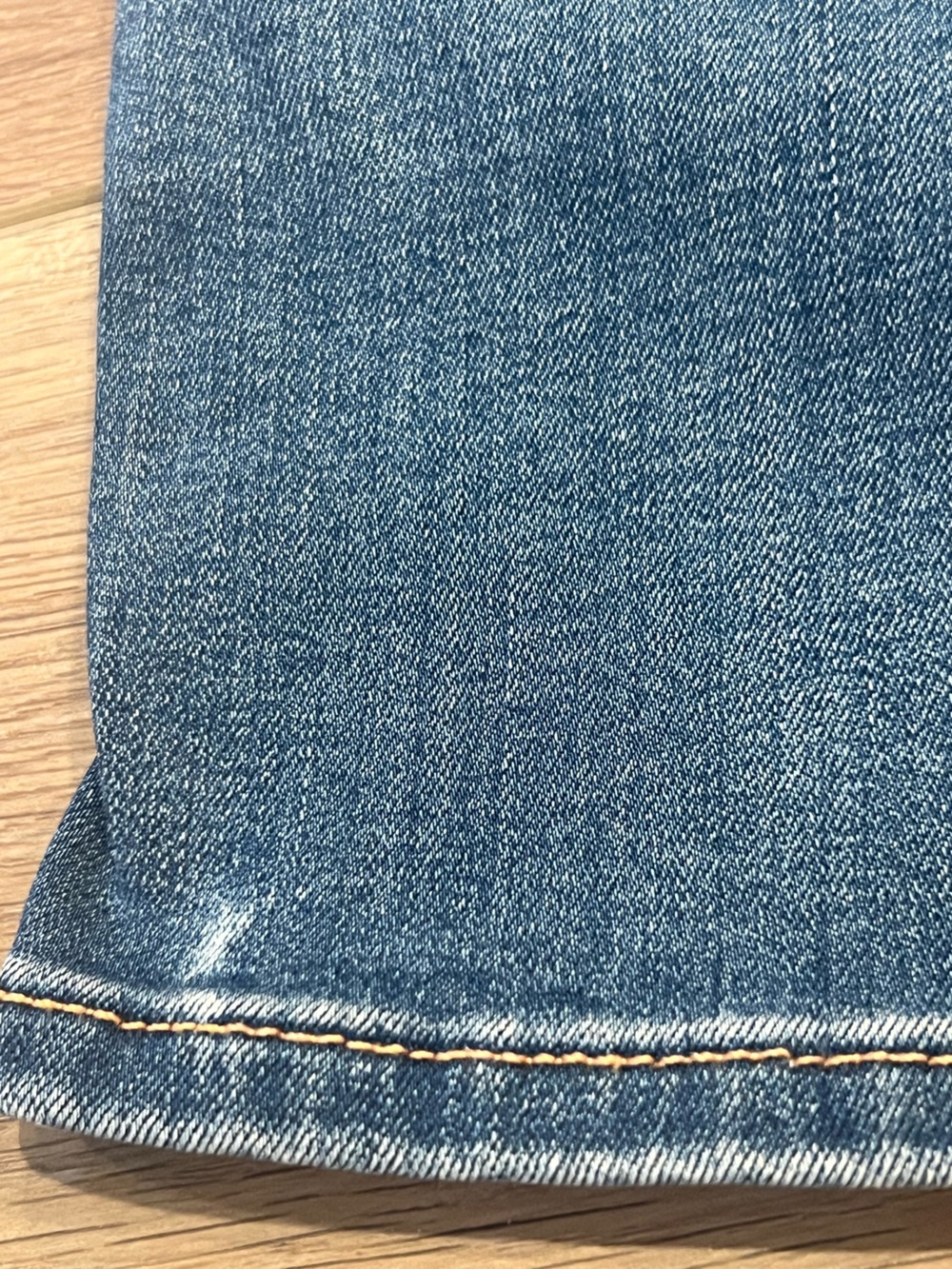 7 For All Mankind B(air) Kimmie Straight Leg Jeans Size 28 Wiskering Detail - Picture 14 of 14